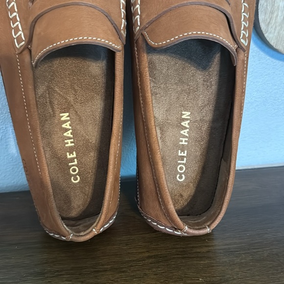 Cole Haan Men’s Size 10 Brown Penny Loafers NWOT - Picture 2 of 12